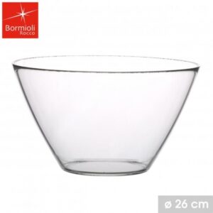 Saladier en verre transparent