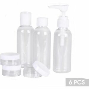 achat vente en ligne à petit prix Récipient stockage produits de beautés Cosmétiques avec Trousse de Voyage Transparente Bocaux Boites commerce en ligne hapygood