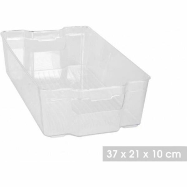 2 Paniers de Rangement Empilable Frigo ,Bac Pour Réfrigérateur en Plastique Transparent Casier Alimentaire hapygood pas cher achat vente