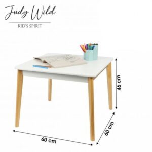 Sweet Table Pour Enfant Peint Blanc et en Pin Hapygood