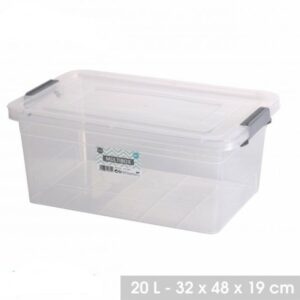 Bac de Rangement Empilable 20 Litres en Plastique Transparent vente en ligne à petiot prix hapygood