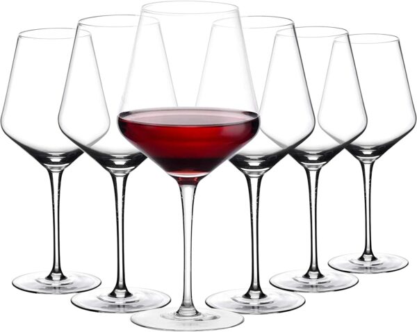 Verre Transparent à Pied 29,5 cl Pour Vin Rouge ou Blanc