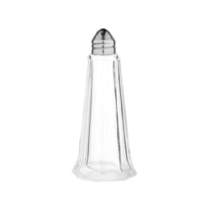 Set Salière Poivrière en Verre + Inox Assaisonnement