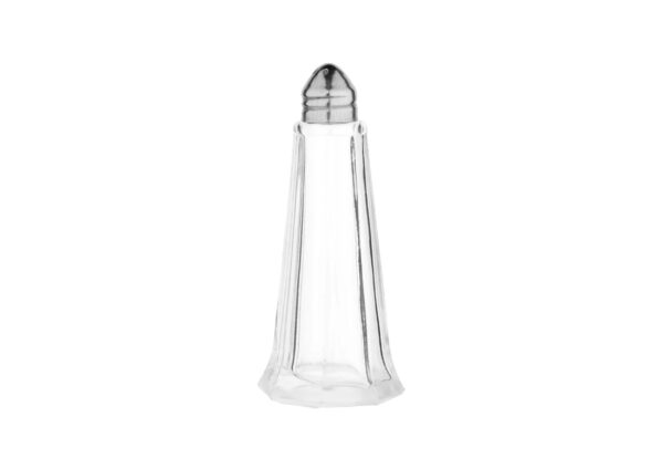 Set Salière Poivrière en Verre + Inox Assaisonnement