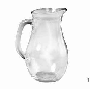 Pichet D’eau Bistrot 1 Litre Carafe en Verre Transparent