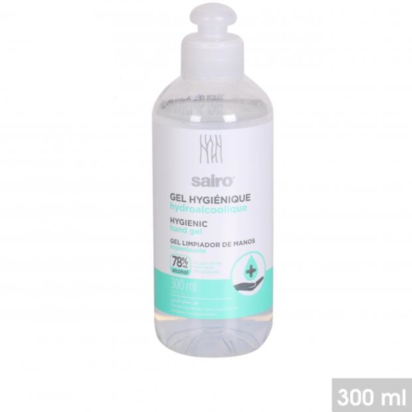 Gel hygiénique Hydroalcoolique Sairo 300 ml