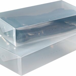 Boite de Rangement Pour Bottes en Plastique Transparent 52 x 30 x 11 cm